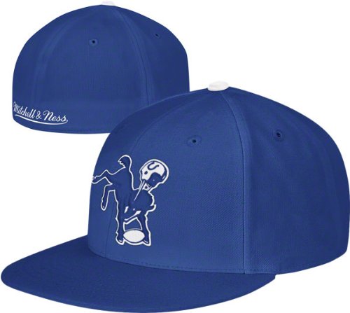 Baltimore Colts Mitchell & Ness Alternate Throwback Logo Fitted Hat
