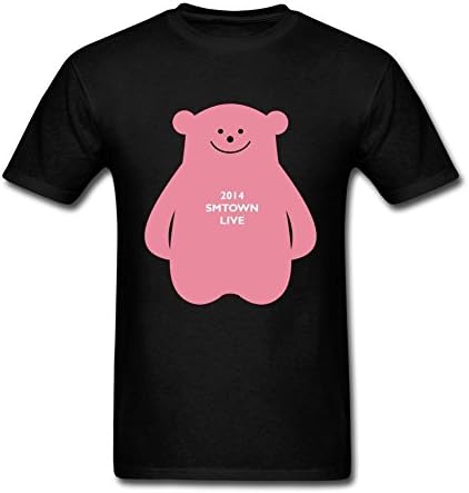 Ruein Men's LOGO SMTOWN T-Shirt Black XXL