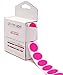 ChromaLabel 0.75 Inch Round Label Permanent Color Code Dot Stickers, 1000 Labels per Dispenser Box, Fluorescent Pink