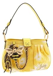 Juicy Couture Daisy Bumble Bee Small Shoulder Bag Tote Yellow