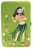 Hula Girl Dancer Opera Metal Frame Wallet
