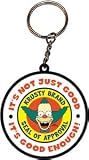 Simpsons Krusty Seal of Approval Keychain