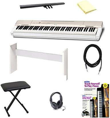 Casio Privia PX-160 Digital Piano Deluxe Bundle- Gold