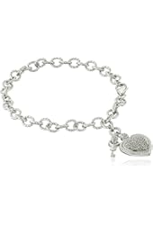 Sterling Silver Diamond Bracelet (1/5 cttw), 7.5"