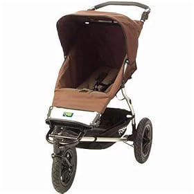 Urban Single Jogging Stroller - Chocolate Dot