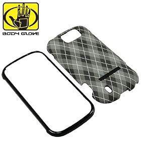 Body Glove Hard Shield Shell Cover Snap On Case for T-Mobile HTC myTouch 4G Slide -Black Checker by 