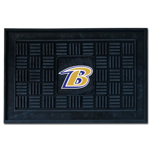 Fan Mats 11432 NFL Baltimore Ravens Medallion Door Mat