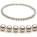 White 7.5-8mm AAA Japanese Akoya Pearl Necklace-36-inch---Opera