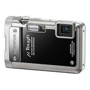 Olympus Mju-TOUGH-8010 Digitalkamera (14 Megapixel, 5-fach Zoom, 6,9 cm Display, 10m wasserdicht, 2m stoßfest, 2GB intern Speicher) Midnight Black