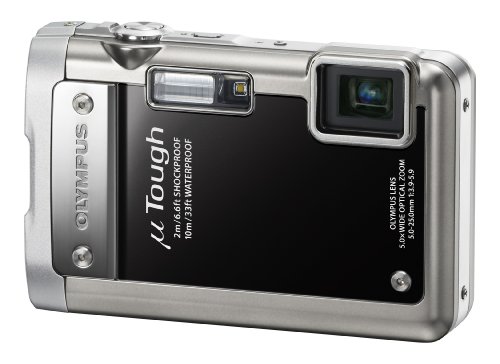 Olympus Mju-TOUGH-8010 Digitalkamera (14 Megapixel, 5-fach Zoom, 6,9 cm Display, 10m wasserdicht, 2m stoßfest) Midnight Black