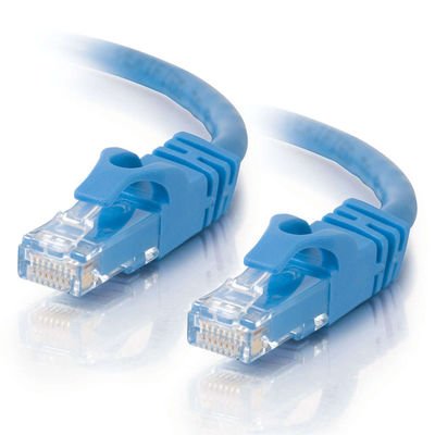 Cables To Go 27141 Cat6 550 MHz Snagless Patch Cable, Blue (3 Feet)