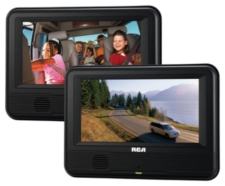 RCA DRC6289 Twin Mobile DVD Players with 8  LCD Screens