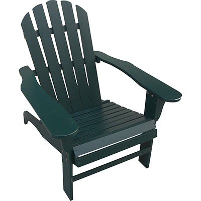 Cheap Hunter Green Cedar Adirondack Chair