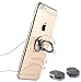 Ring for Phone, WizGear Universal Ring Holder Grip with Stand Holder for Any Smartphones and Device with 2 Base Mounts (Silver)