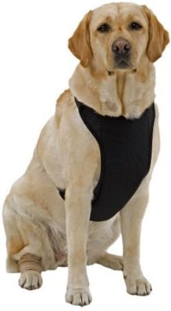 Kumfy Tailz Warming/Cooling Dog Harness with Gel Pack XX-Small Black