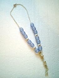 Worry Beads - Komboloi, Lavender with Silver