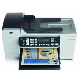 HP Officejet 5610 All-in-One - Multifunction ( fax / copier / printer / scanner ) - color - ink-jet - copying (up to): 20 ppm (mono) / 13 ppm (color) - printing (up to): 20 ppm (mono) / 13 ppm (color) - 100 sheets - 33.6 Kbps - USB