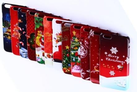 Top Seller- Killer Kase Holiday Series Christmas iPhone 6 (4.7) Case, iPhone 6 Christmas Cover, brighten the holidays and celebrate Christmas with Santa, Christmas Trees! (Parachute Santa) PRIME ELIGIBLE!