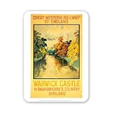 Warwick Castle - Shakespeare's country.. - Mouse Mat Art247 Highest Quality Natural Rubber Mouse Mats - Mouse Mat