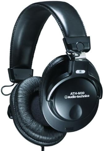 Audio-Technica ATH-M30 Professional Studio Monitor Closed-back Dynamic Stereo Headphones