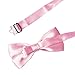 Startby Mens Adjustable Neck Solid Bow Ties Pre Tied