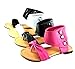 Girl's Cute Toe Strap Spring/Summer Sandals- Velcro & zipper style Easy Slip