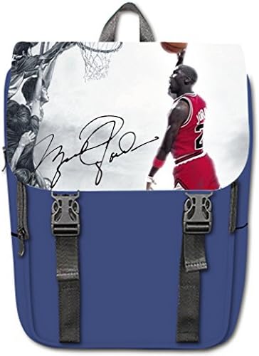 HEADJI Special Custom Michael Jordan Casual Shoulders Backpack Blue
