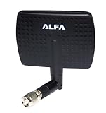 Alfa 2.4HGz 7dBi Booster SMA and TNC Panel High-Gain Screw-On Swivel Antenna for Tranzeo - TR-600, TR-600u, TR-600c, TR-600m, TR-660, TR-650, TR-6500 and all 802.11g TNC connectors