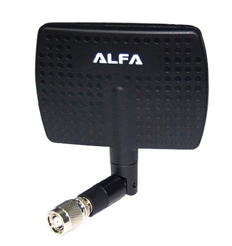 Alfa 2.4HGz 7dBi Booster SMA and TNC Panel High-Gain Screw-On Swivel Antenna for Routers or Network Card Adapters - Fits Linksys WRT54G, WRT54GL, BEFW11S4, WAP54G, WAP11, WSB24, WRT54GS and all 802.11g TNC connectors