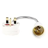 uxcell　ランプホルダー　ライトソケットベース　AC250V　13A　LED　E27アダプター