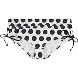 Guess - GUESS Pin Up Womens Swimsuit Bottom - White/Black