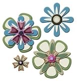 Spellbinders 4 Inch by 4-1/4 Inch Wizard Cutting and Embossing Die, Flower Creations