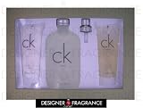 CK ONE by Calvin Klein - 6.7 oz edt spr, 3.4 moisturizer, 3.4 body wash - GIFT SET