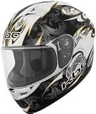 KBC VR-2R SPARK MT WHITE_GLD MD MOTORCYCLE Full-Face-Helmet