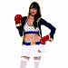 Forplay Pretty Puncher Costume, White, XS/S