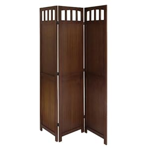 Winsome Wood 3-Panel Wood Folding Screen