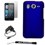Blue Smooth Design Cover / 2 Piece Snap On Crystal Protective Hard Case for ....