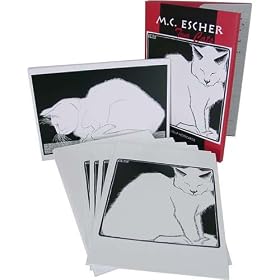 M.C. Escher: Two Cats Notecard Folio: 10 cards with envelopes by Card Tables