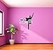 Custom Name Ballet Dance Wall Decal - Boys Girls Personalized Name Dancer Wall Sticker - Custom Name Sign - Custom Name Stencil Monogram - Boys Girls Room Wall Decor
