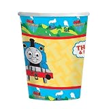Thomas the Tank Engine cups - 8 x 9 Thomas the Tank Engine paper party cups