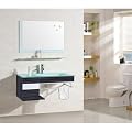 Badezimmerm�bel Set - Badm�bel "Bari" - Wenge - M-70130/238 - Spiegel - Unterschrank - Waschbecken