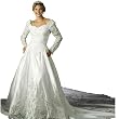 Wedding Dress Gown - White Bridal Gown, Informal Bridal Gown, Ball gown by Sean Collection (B8013) White