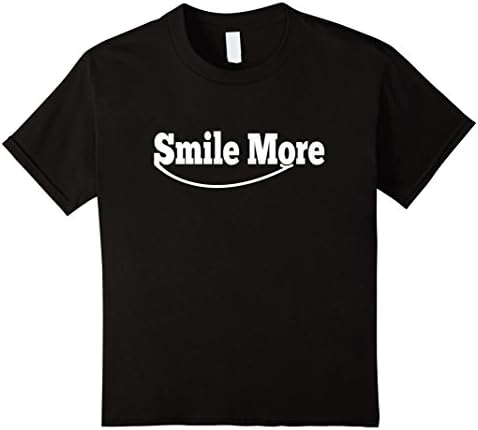 Kids Smile t shirt more 10 Black
