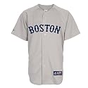 David Ortiz Majestic MLB Road Grey Replica Boston Red Sox Jersey