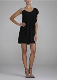 Davids Bridal Short Jersey Batwing with Sequin Strap Shoulder Style 50961