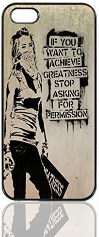 Greatness Stencil Image Unique Diy New Hard Snap On Cover Protector Case For iPhone 5 5S