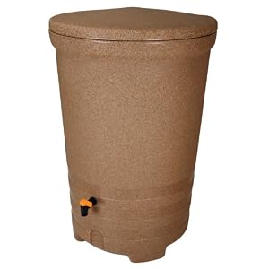 discount Fiskars 5998 Salsa 58-Gallon Rain Harvesting System, Spice Granite for sale