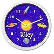 Olive Kids - Out Of This World Personalized Clock (White)