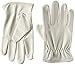 Midwest Gloves & Gear Midwest Quality Cowhide Leather Work Gloves, White, Large