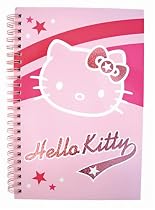 Hello Kitty A5 Twin Wire Softback Notebook